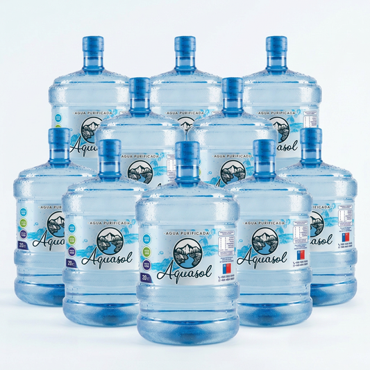 Pack Empresa 10 Bidones Nuevos 20 L Aguasol