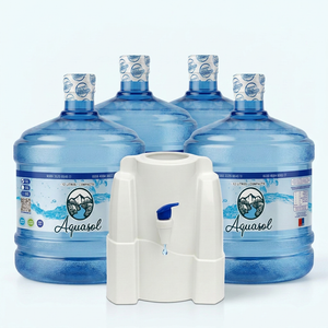 Pack Inicial 12 L: 4 Bidones 12 L c/manilla + Dispensador Sobremesa